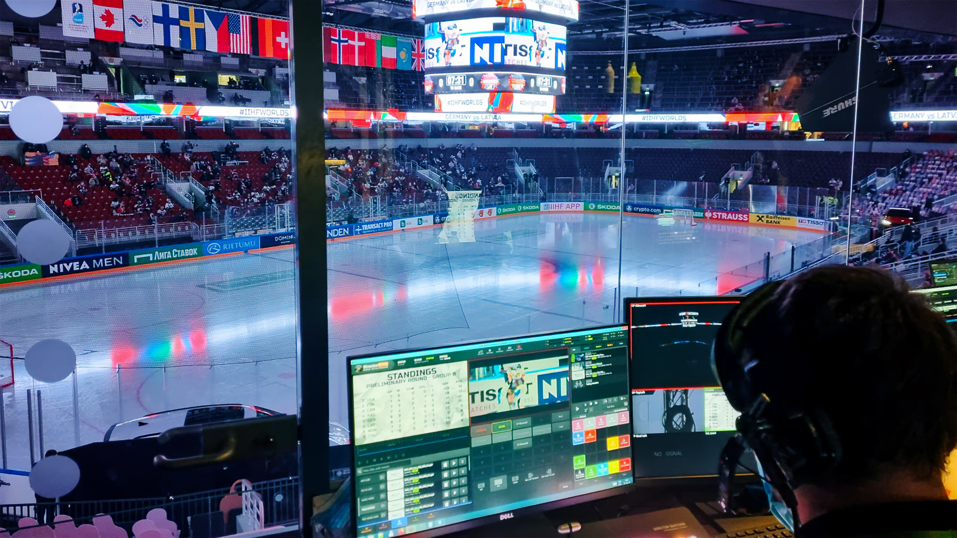 ColosseoEAS was providing on-site support during the 2021 IIHF World Championship